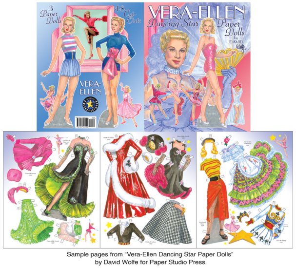 Modal Additional Images for Vera-Ellen Dancing Star Paper Dolls by David Wolfe
