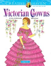 Victorian Gowns Coloring Book