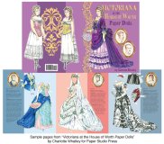 Victoriana at the House of Worth Paper Dolls by Charlotte Whatle