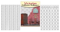 (image for) Victorian Dollhouse Wallpaper Coloring
