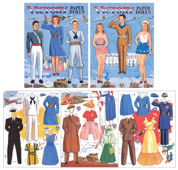 Victory Paper Dolls - 1943 Reproduction
