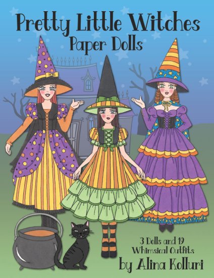 (image for) Pretty Little Witches Paper Dolls