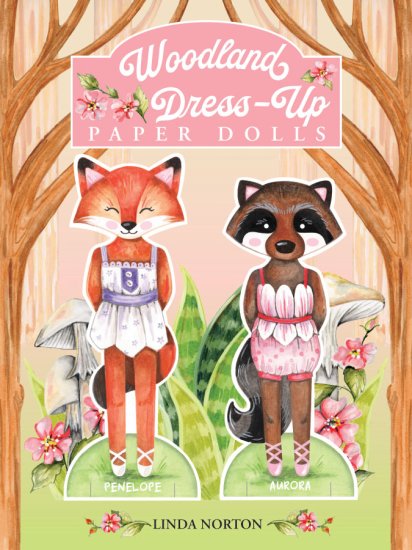 (image for) Woodland Dress-Up Paper Dolls by Linda Norton