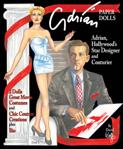(image for) Adrian, Hollywood Designer Paper Dolls by David Wolfe