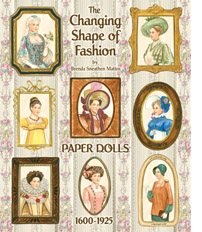 (image for) Changing Shape of Fashion Paper Dolls by Brenda Sneathen Mattox