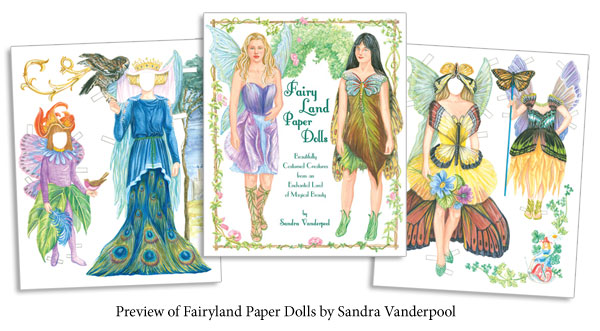 Fairy Land Fairy Paper Dolls by Sandra Vanderpool
