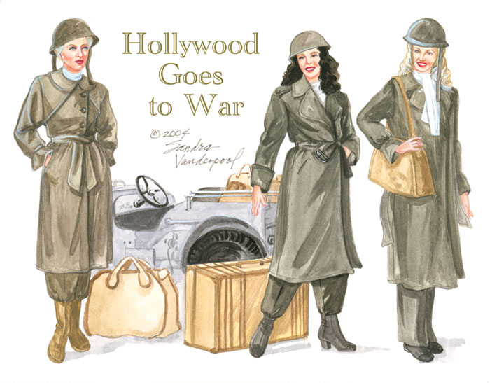 (image for) Hollywood Goes to War by Sandy Vanderpool