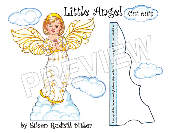 (image for) Little Angel Holidays by Eileen Rudisill Miller