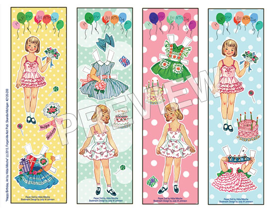 (image for) Miloche Party Bookmarks