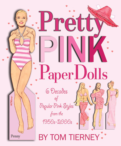(image for) Pretty Pink Paper Dolls by Tom Tierney - just a few left!