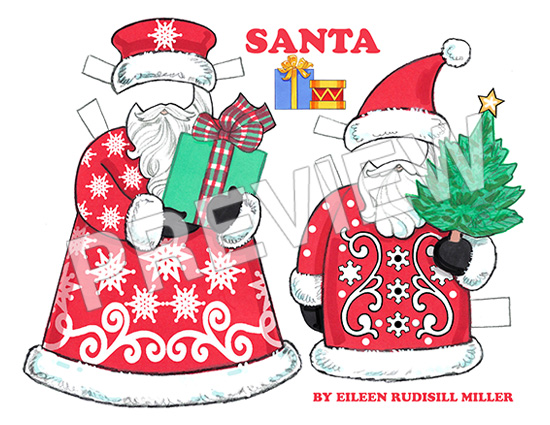 Modal Additional Images for Santa by Eileen Rudisill Miller